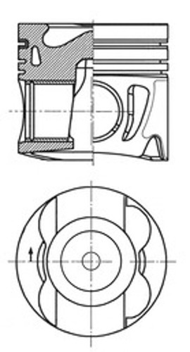 Pistone kolbenschmidt 41712610 - pistone,