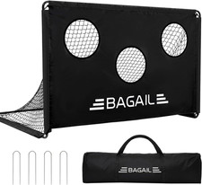 Porta Da Calcio Con Bersaglio, Design 2 in 1, Porta Da Calcio, Borsa Portatile, 