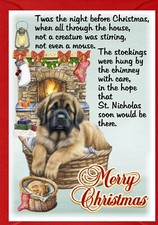 Biglietto di Natale Leonberger