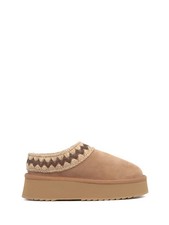 Mou platform clog suede