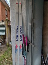 sci da fondo Fischer completi di racchette e scarponcini misura 37