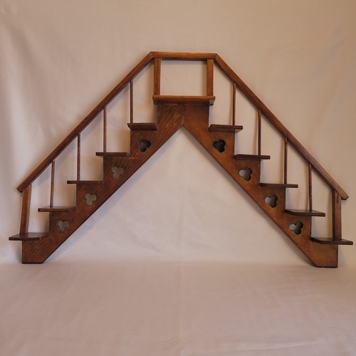 Grande scala vintage legno - scala, in