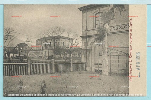 Cartolina stazione terzigno - cartolina,