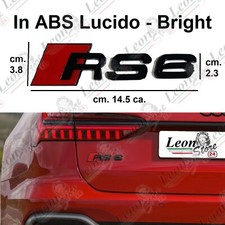 Logo Scritta Posteriore RS6