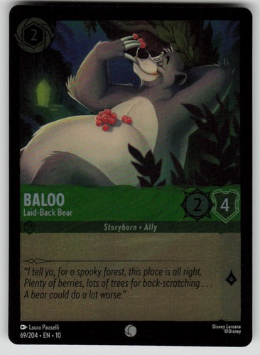 Baloo laid back bear cold - laid-back,