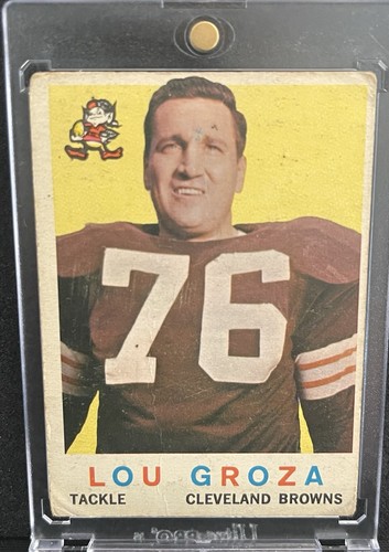 1959 topps lou groza 60 - topps,