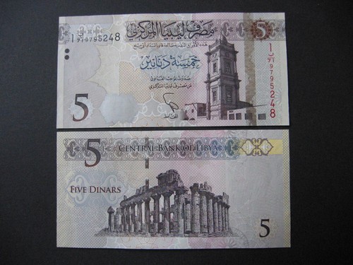Libia dinari 2015 - libia, unc