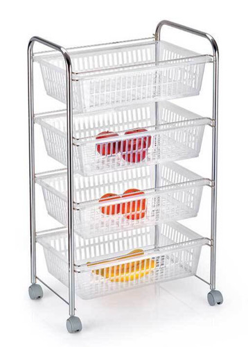 Carrello metallo cucina porta - metallo,