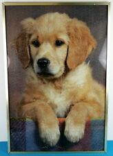 PUZZLE - CUCCIOLO DI CANE - CON CORNICE IN ALLUMINIO - 77X52 CM