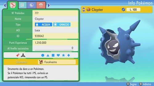 Cloyster shiny 6iv battle - cloyster,
