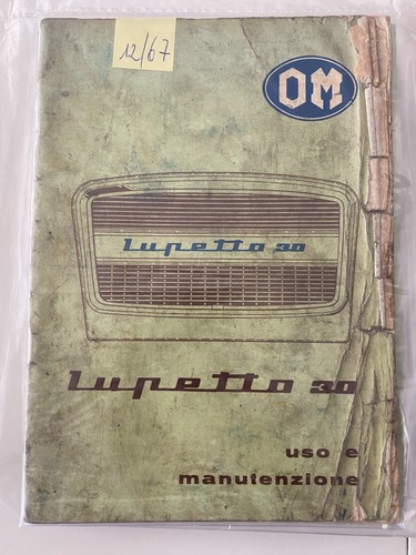 Libretto autocarro lupetto - libretto, om