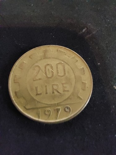 Moneta 200 lire del - moneta, da