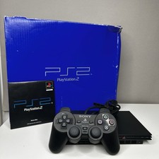 Playstation 2 Sony Con Scatola Originale PS2 Console cavi e controller PAL