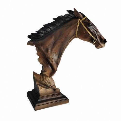 Testa cavallo resina - cavallo,