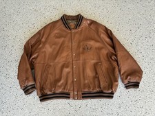 Bomber in pelle marrone "MARC