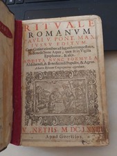 Rituale Romanum Pauli V Venezia 1673 Esorcismo Seicentina Raro