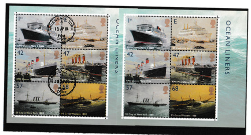 2004 ocean liners mnh vfu - e,