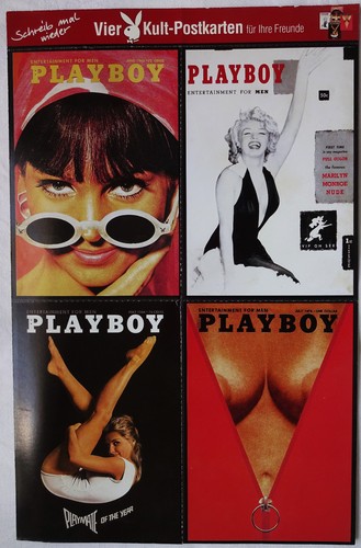 Playboy cartoline cult - cult, 4x