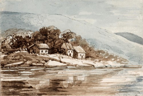 Veduta sul fiume freccette - fiume,