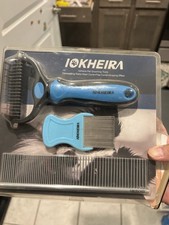 IOKHEIRA Rastrello Dematting + Pettine Acciaio + Pettine Antipulci