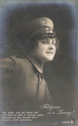 Cartolina ww1 feldgrau la - cartolina, è