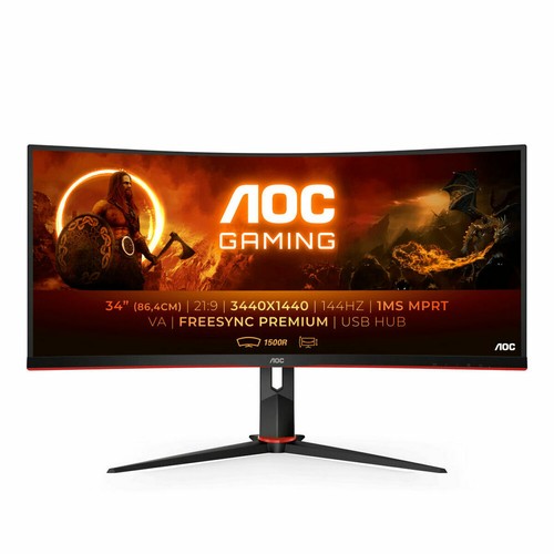 Monitor aoc cu34g2x hd - monitor,