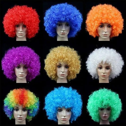 Curly afro fancy dress - curly,