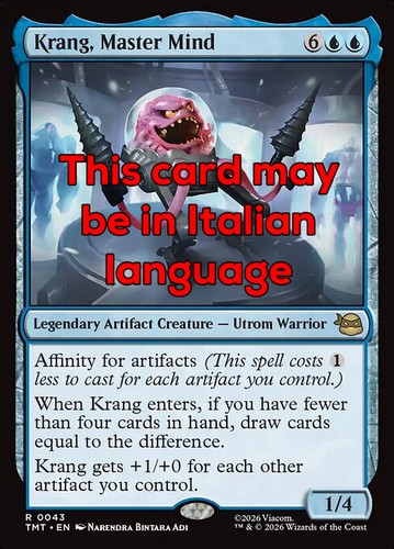 Mtg krang master - mtg, mind