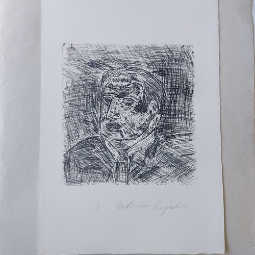 Antonio ligabue incisione - antonio, ligabue.
