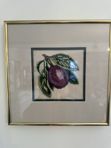 Cucina prugna punto croce