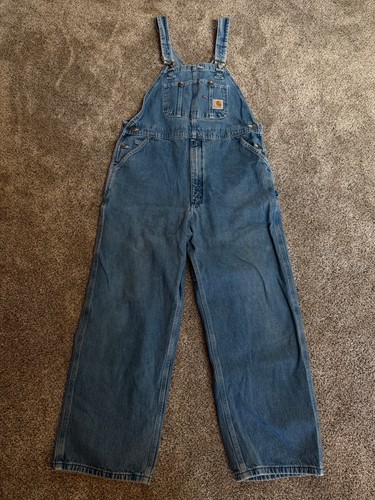 Carharrt salopette uomo denim - salopette,