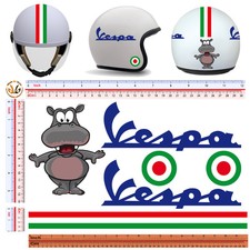 Stickers helmet hippo - , stripes