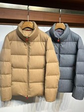 kiton giubbotto piumino caldo