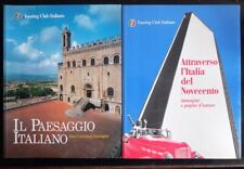 2 Libri Touring Club: Paesaggio Italiano e Attraverso L'Italia del '900