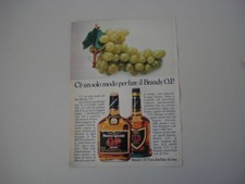 advertising Pubblicità 1982 BRANDY O.P. OP OROPILLA