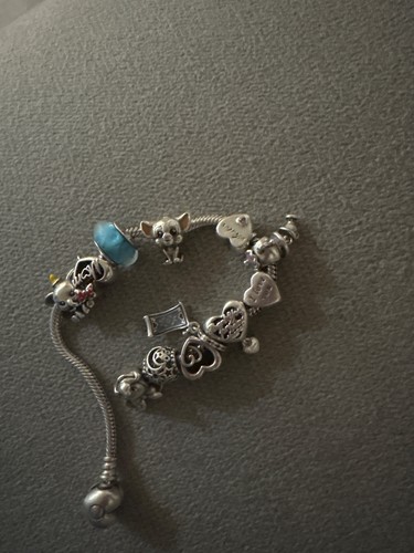 Bracciale pandora con charms - bracciale,