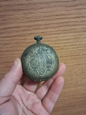 Orologio Da Tasca Credo Argento Trincea Kuk Ww1 No Elmetto Adrian 