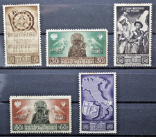 Corpo Polacco 1946 Soccorso di Guerra Serie non completa Linguellata MH* (C.X)