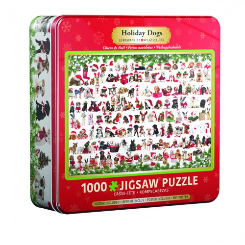 Puzzle cani natalizi - puzzle,