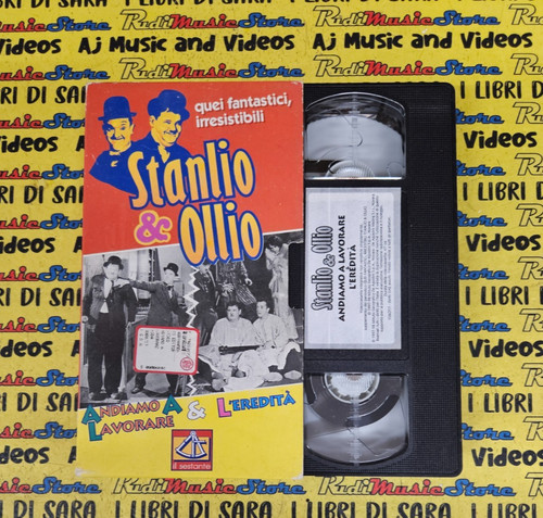 Vhs cartonata stanlio ollio - vhs,