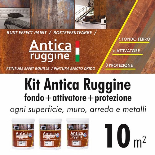 Kit vernice effetto ruggine - kit,