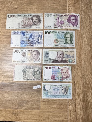 Lotto banconote lire 100000 - lire,