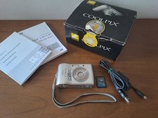 Nikon Coolpix L16 7.1MP Fotocamera Digitale FUNZIONANTE E BOXATA