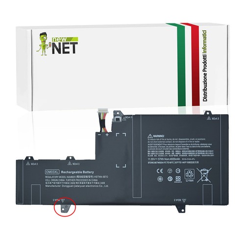 Batteria om03xl compatibile - batteria,