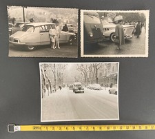 3 Vecchie Foto AUTO d'epoca