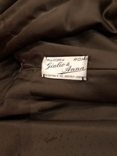 pelliccia visone marrone sartoria Roma taglia L  lunghezza 100 cm fodera buona
