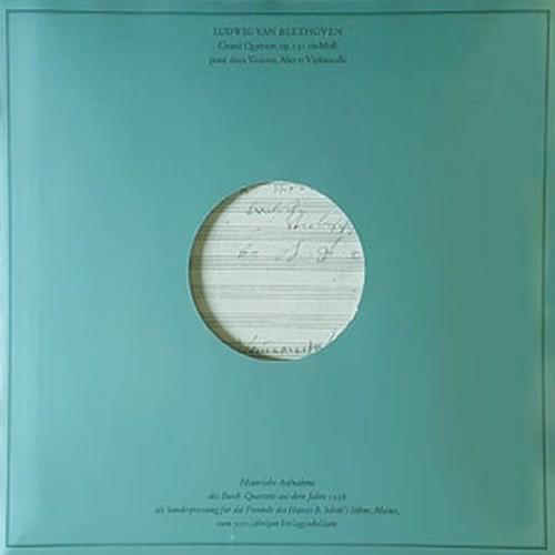 Busch quartett beethoven - busch,