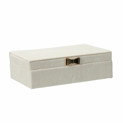 Portagioie rettangolare bianco