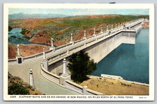 Postcard  Elephant Butte Dam