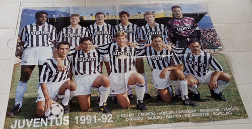 Poster juventus 1991 cm - juventus, 1991-92